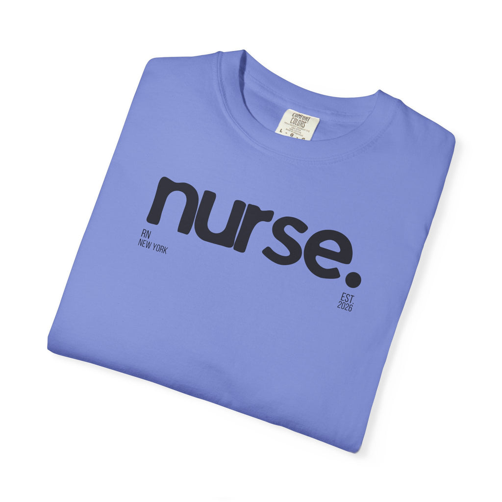 Nurse New York Graphic T‑Shirt — Minimal Medical Pride Tee