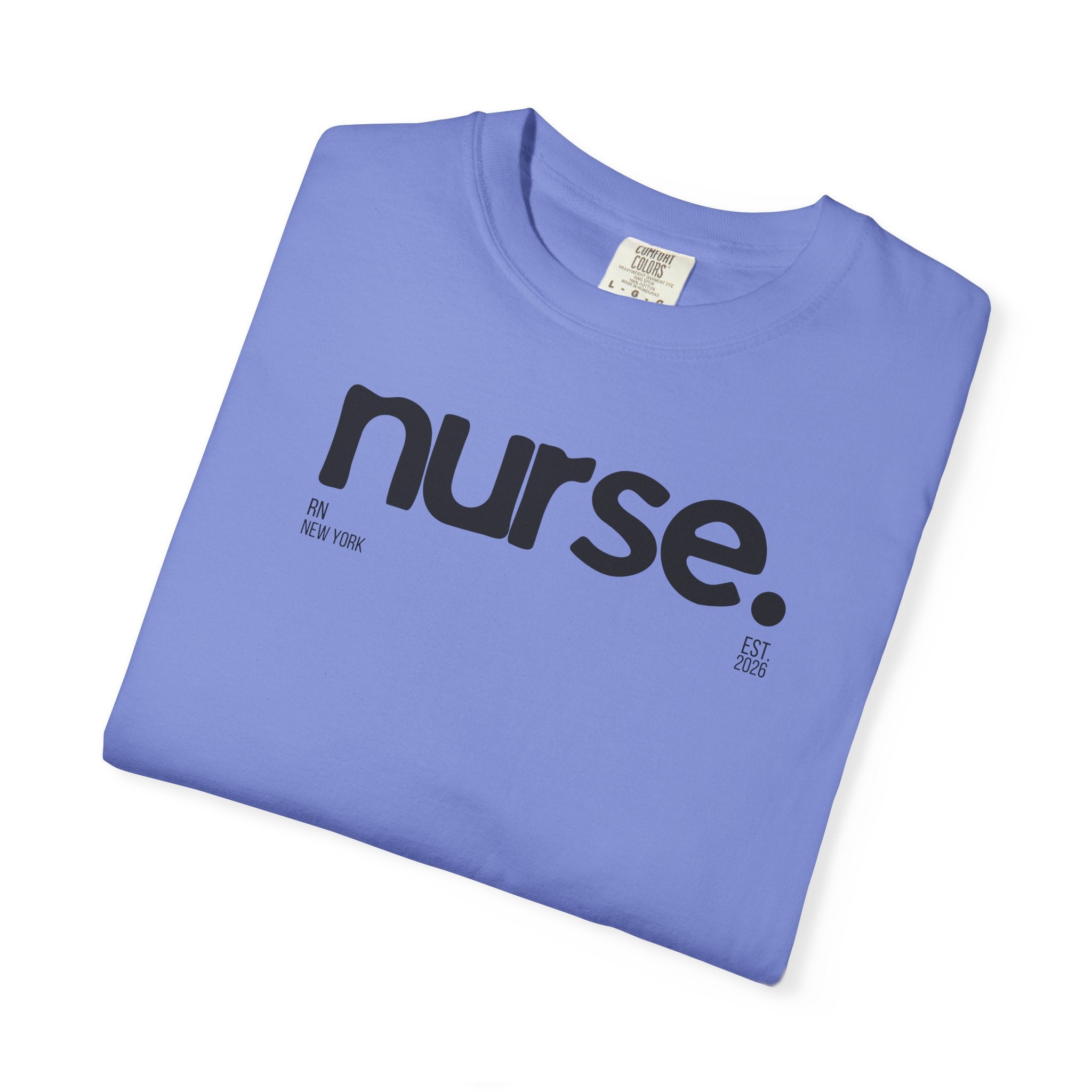 Nurse New York Graphic T‑Shirt — Minimal Medical Pride Tee