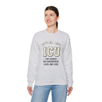 ICU Critical Care Crewneck Sweatshirt — "Tiny Changes, Big Consequences" Nurse/Doctor Gift