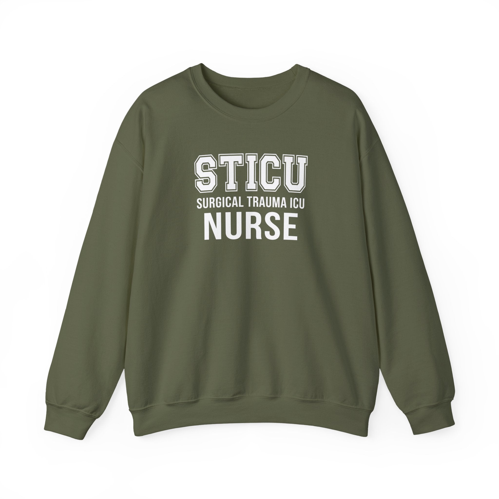 STICU Nurse Sweatshirt - Surgical Trauma ICU Crewneck for Nurses