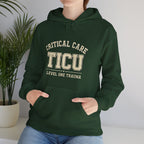 TICU Critical Care Hoodie - Level One Trauma Sweatshirt for Nurses & ICU Staff
