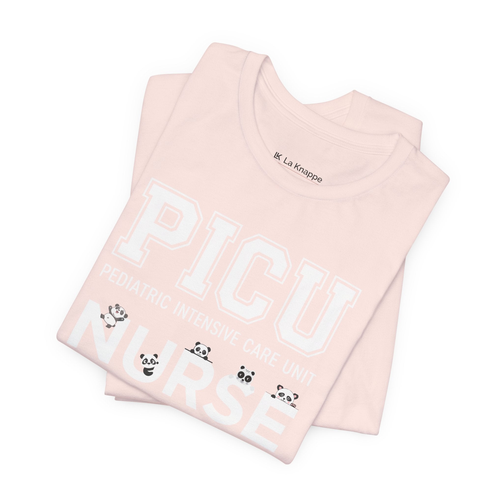 PICU Nurse T‑Shirt — Cute ICU Neonatal Nurse Tee (Baby Paw Icons)