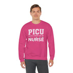 PICU Nurse Crewneck Sweatshirt – Pediatric Intensive Care Unit Nurse Pullover With Cute Panda