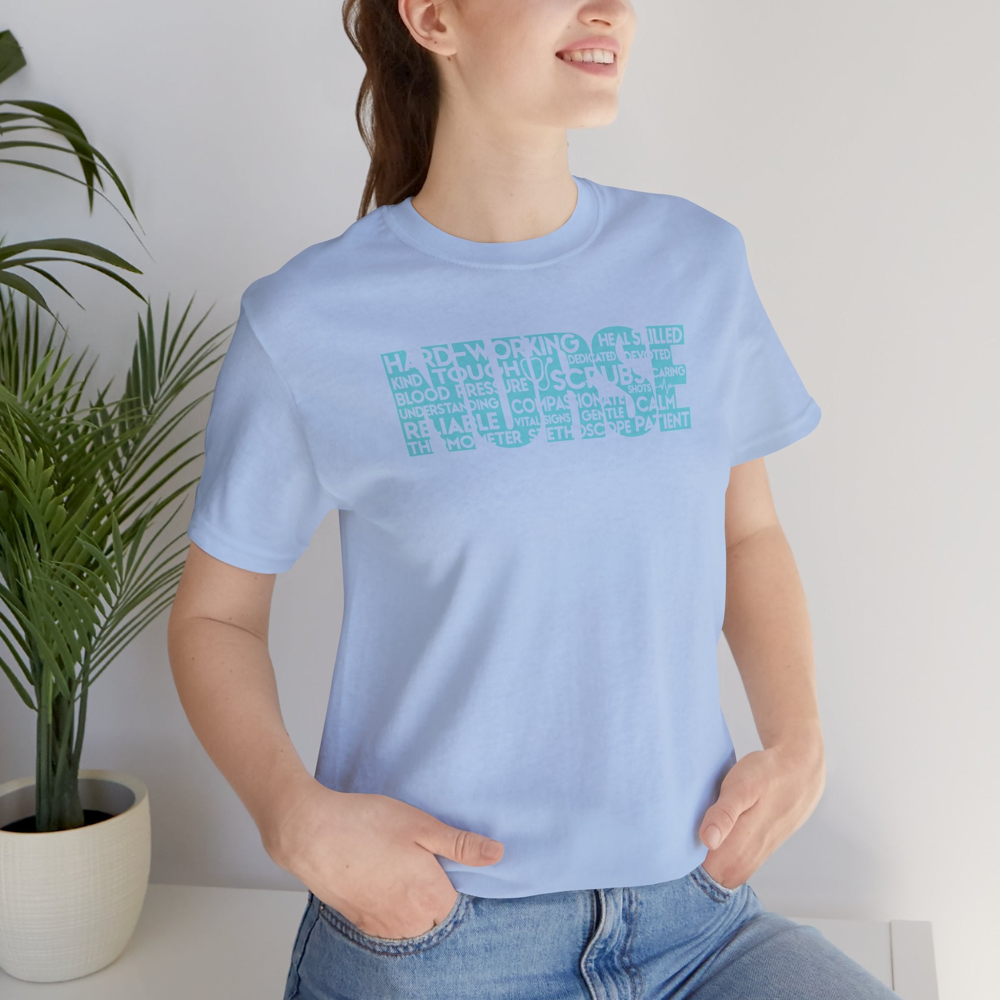Tourist Cities Nurse Graphic Tee — 'TOUR' Text Map Design NURSE Tee Student Nurse T-shirts Gift for Nurse Travel Nurse