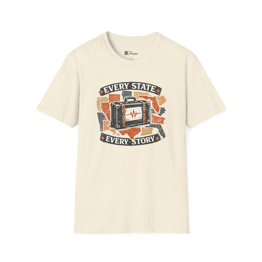 Travel Nurse T-shirt " Every State, Every Story"
