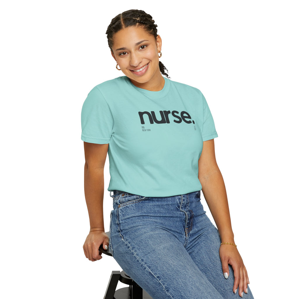 Nurse New York Graphic T‑Shirt — Minimal Medical Pride Tee