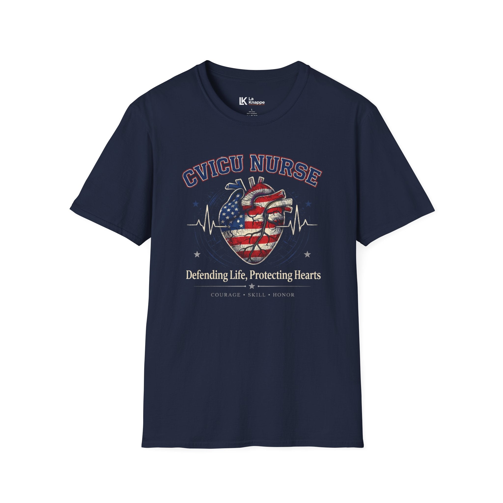 Patriotic Shirt CVICU Nurse Graphic Tee