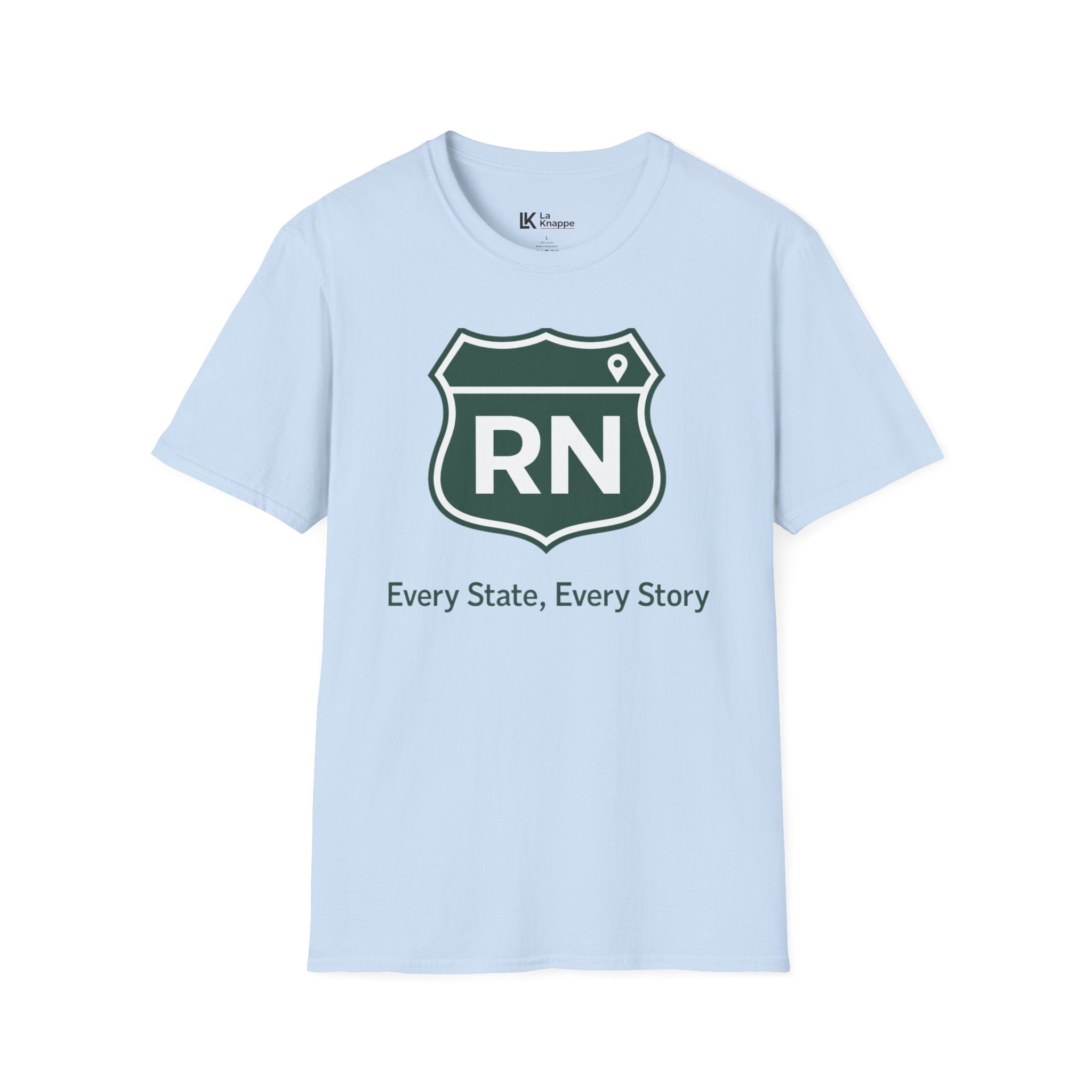 Every State Every Story Travel Nurse Tee