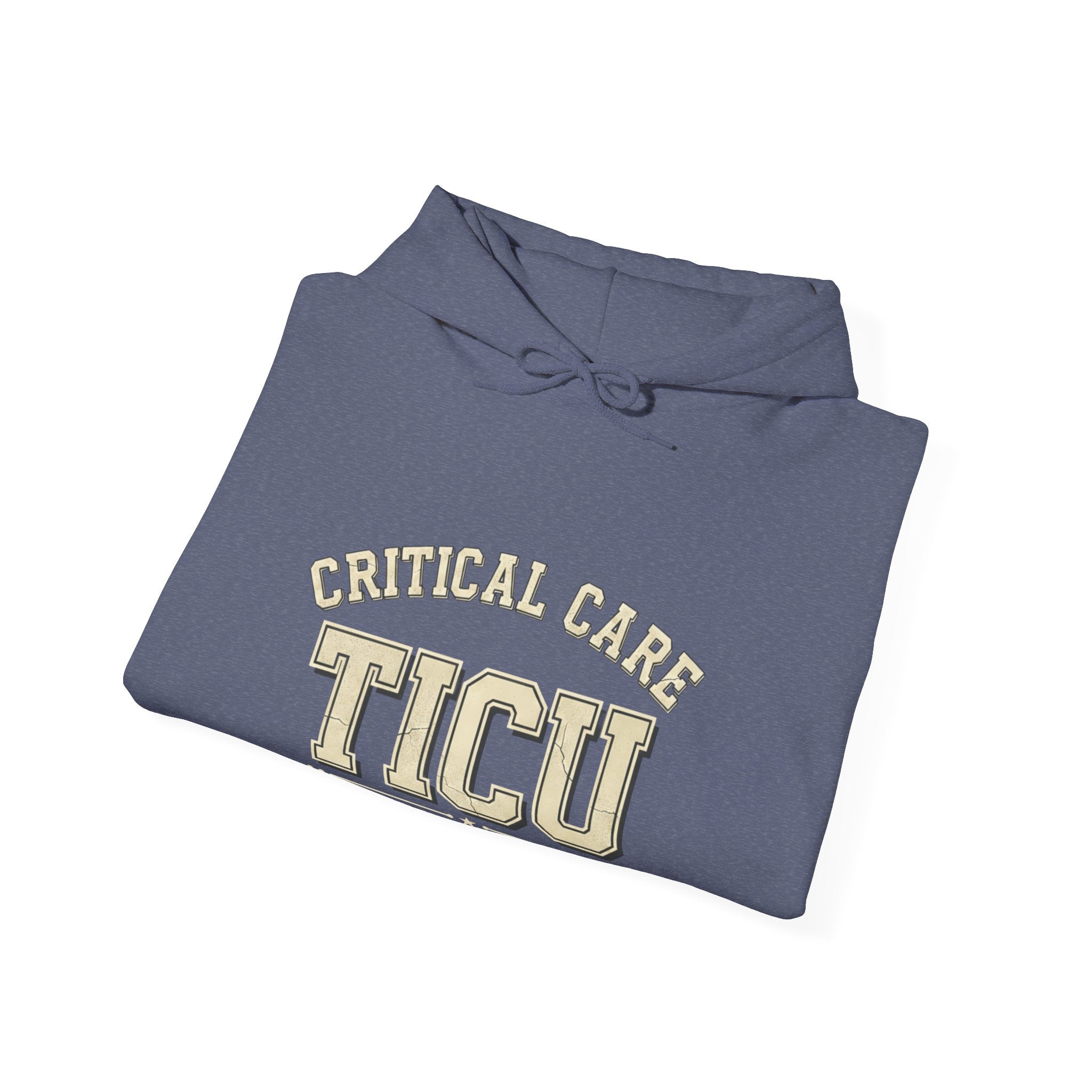 TICU Critical Care Hoodie - Level One Trauma Sweatshirt for Nurses & ICU Staff