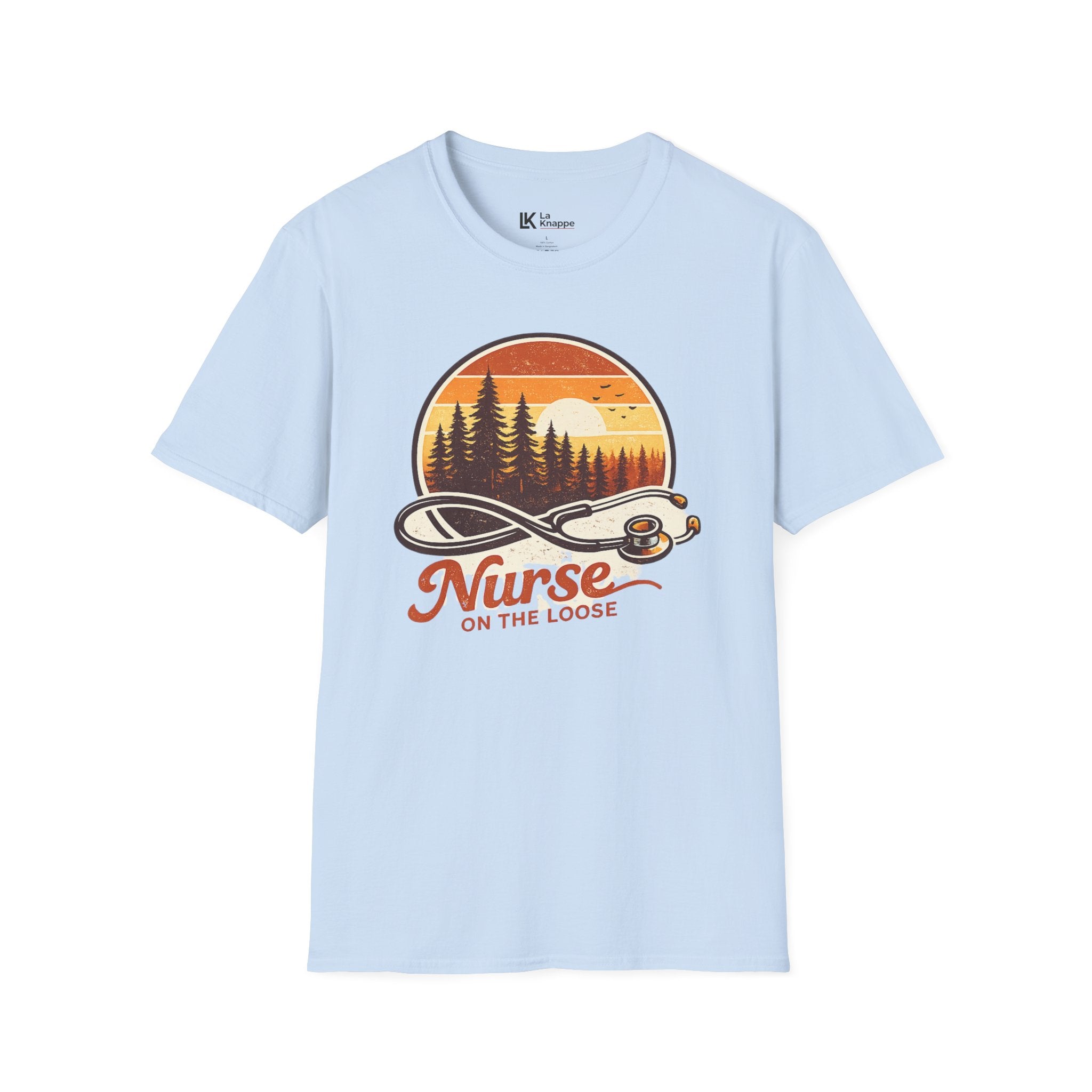 Travel RN T-Shirt – "Nurse On The Loose" Graphic Tee