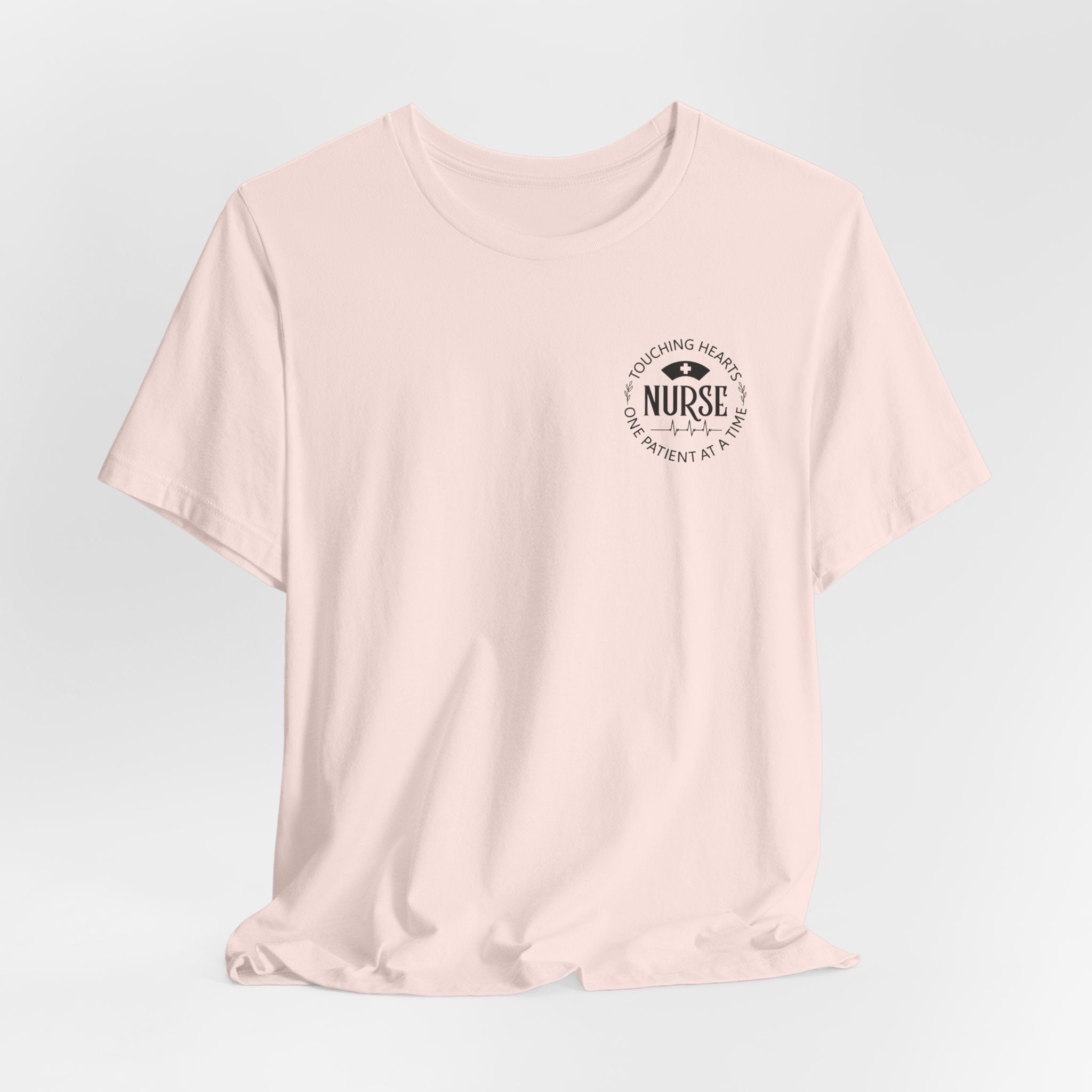 Nurse Heartbeat Logo Tee — 'Proud To Be A Nurse' Short Sleeve Shirt