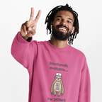 Emotionally Available Per Patient - Premium Nurse Sweatshirt Cute Sweatshirt