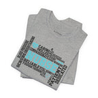 Nurse Word Cloud Tee — Caring, Skilled & Compassionate Nursing Shirt Student Nurse Nurse Gift