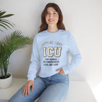 ICU Critical Care Crewneck Sweatshirt — "Tiny Changes, Big Consequences" Nurse/Doctor Gift