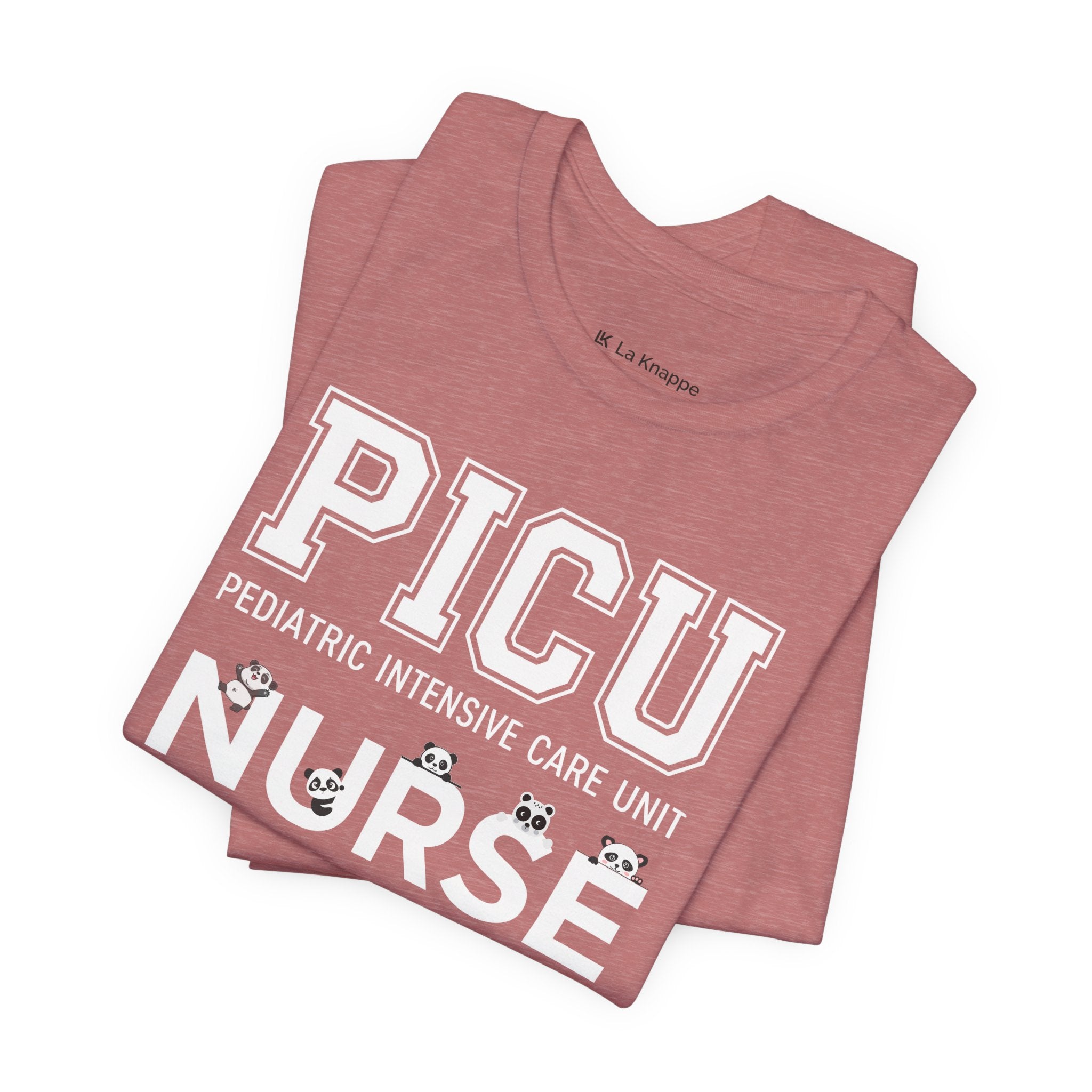 PICU Nurse T‑Shirt — Cute ICU Neonatal Nurse Tee (Baby Paw Icons)