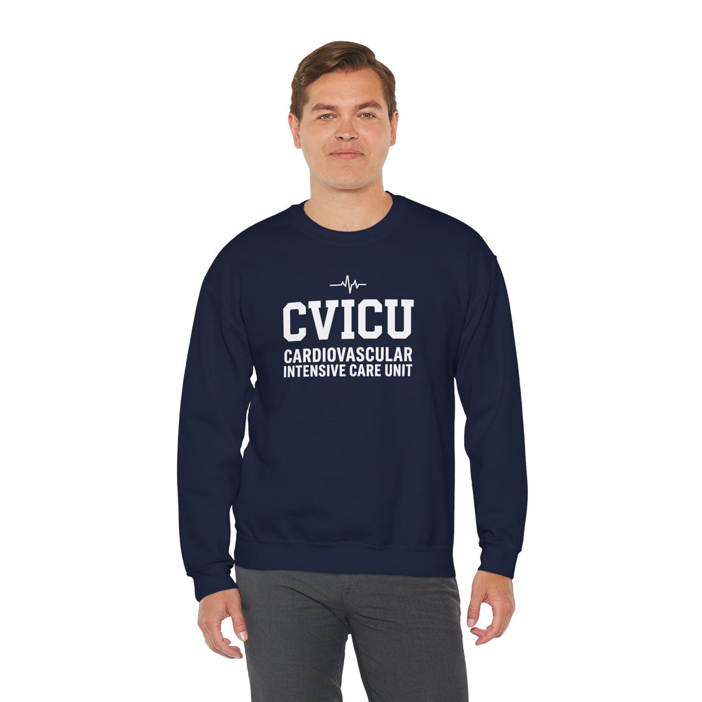 CVICU Crewneck Sweatshirt – Cardiovascular Intensive Care Unit Pullover