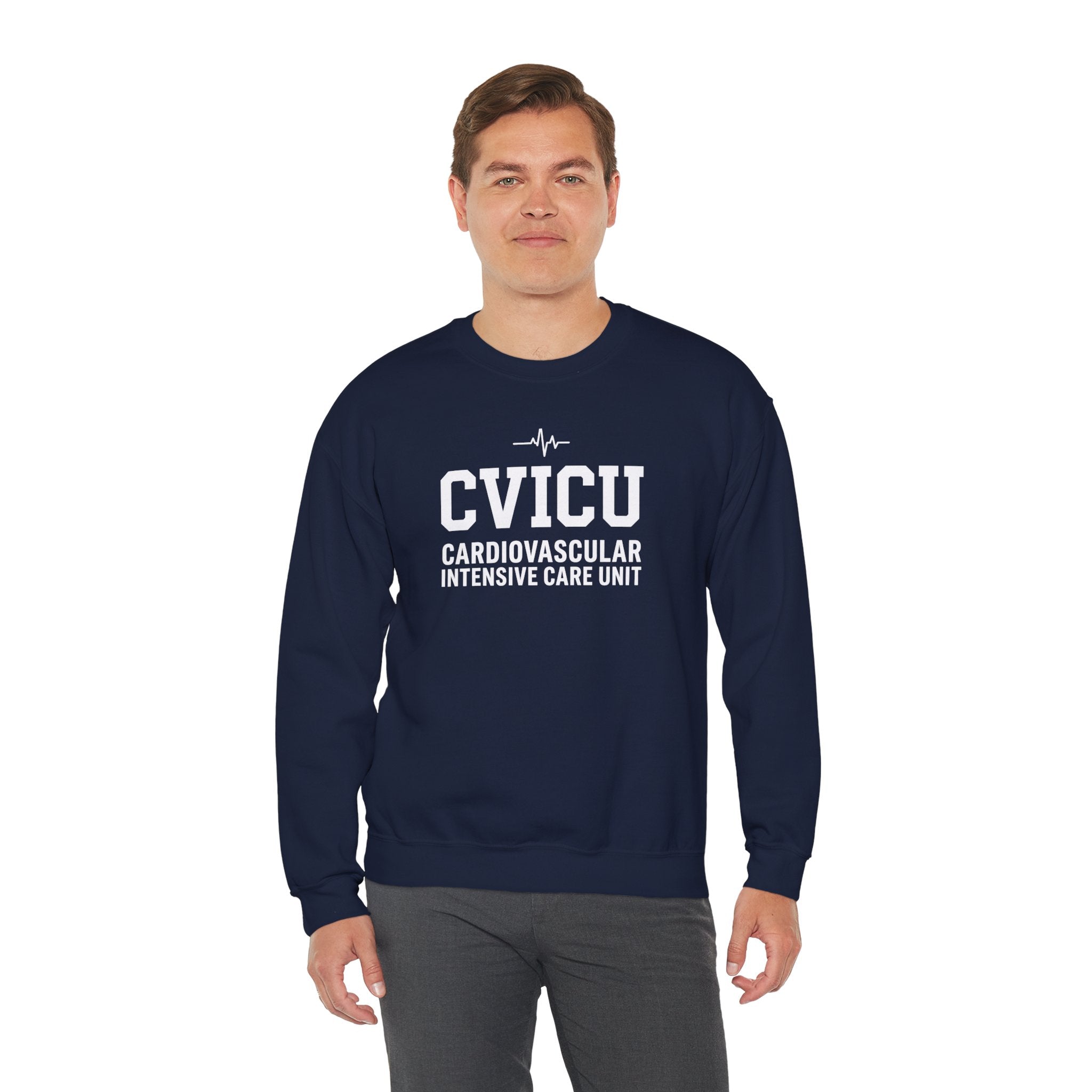 CVICU Crewneck Sweatshirt – Cardiovascular Intensive Care Unit Pullover
