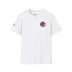 American Flag Circle T-Shirt — Patriotic USA Emergency Ready Nurse T-Shirt