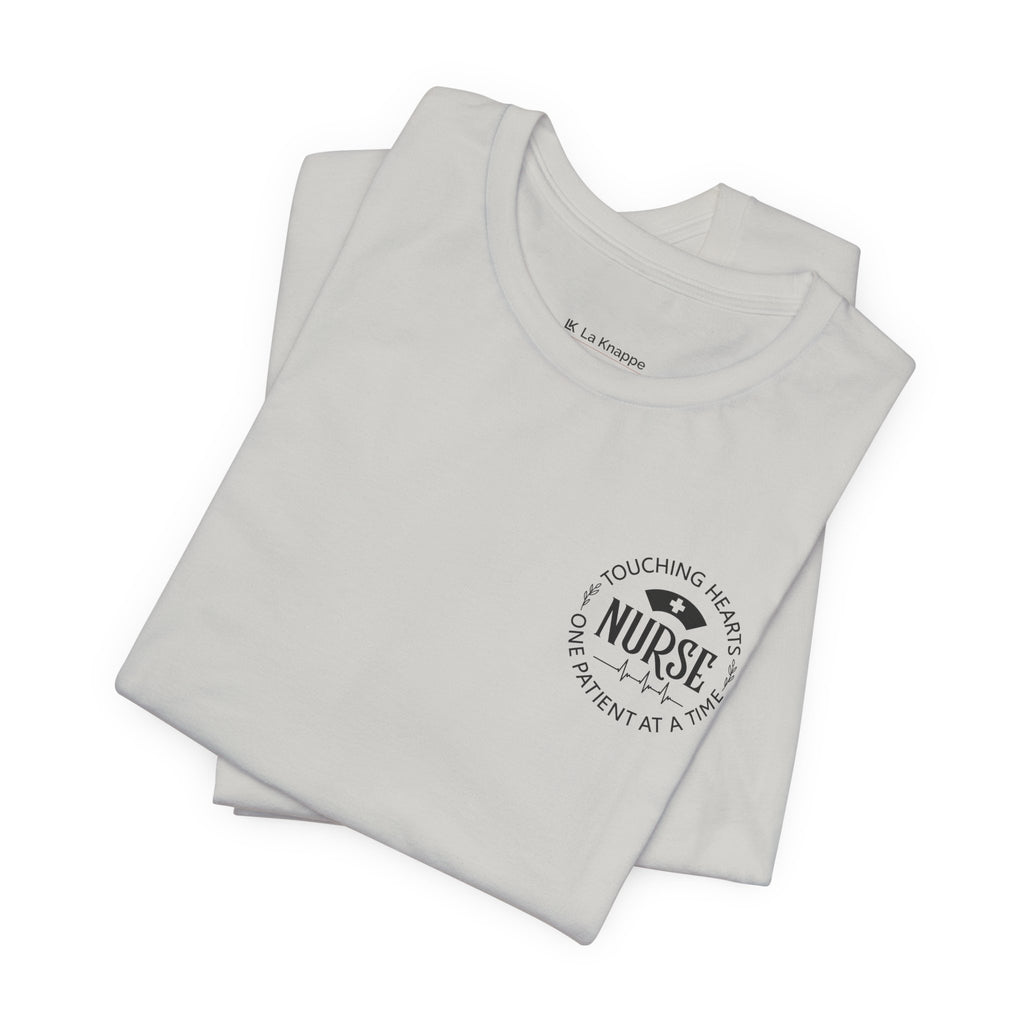Nurse Heartbeat Logo Tee — 'Proud To Be A Nurse' Short Sleeve Shirt