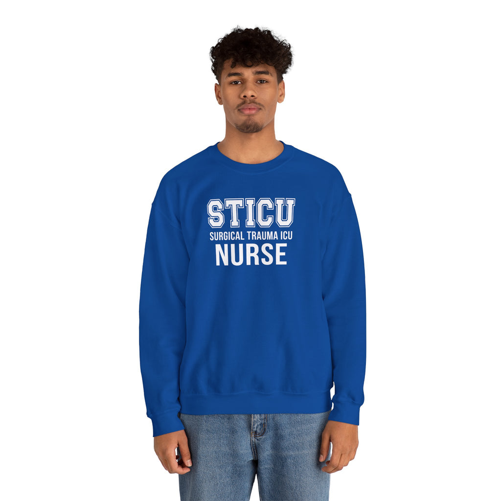 STICU Nurse Sweatshirt - Surgical Trauma ICU Crewneck for Nurses