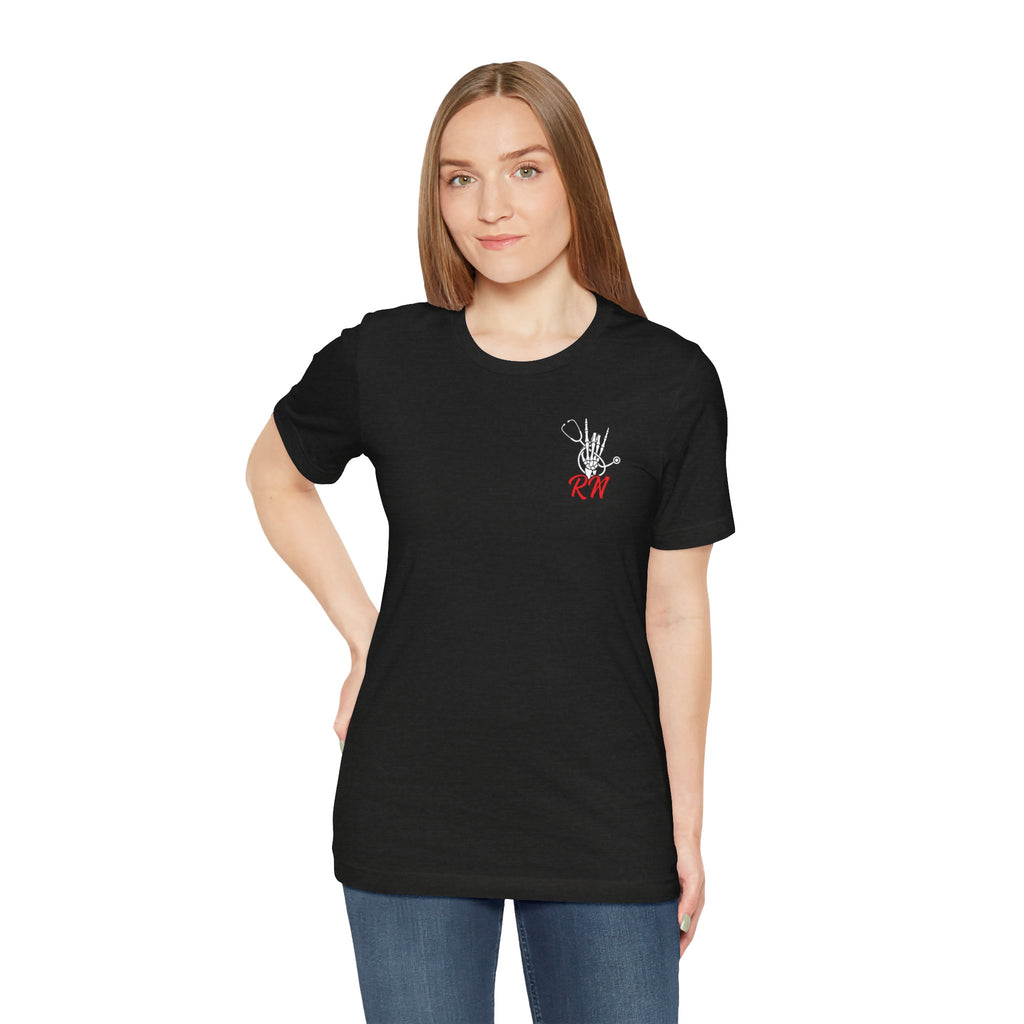 Nurse Life Graphic Tee — "Some Days I Rock It" Short Sleeve Shirt
