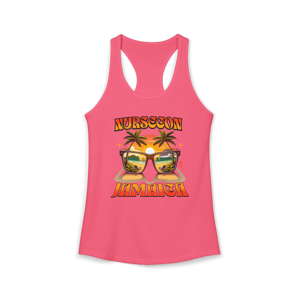 NurseCon Jamaica 2026 Nurse Cruise Trip Women's Ideal Racerback Tank