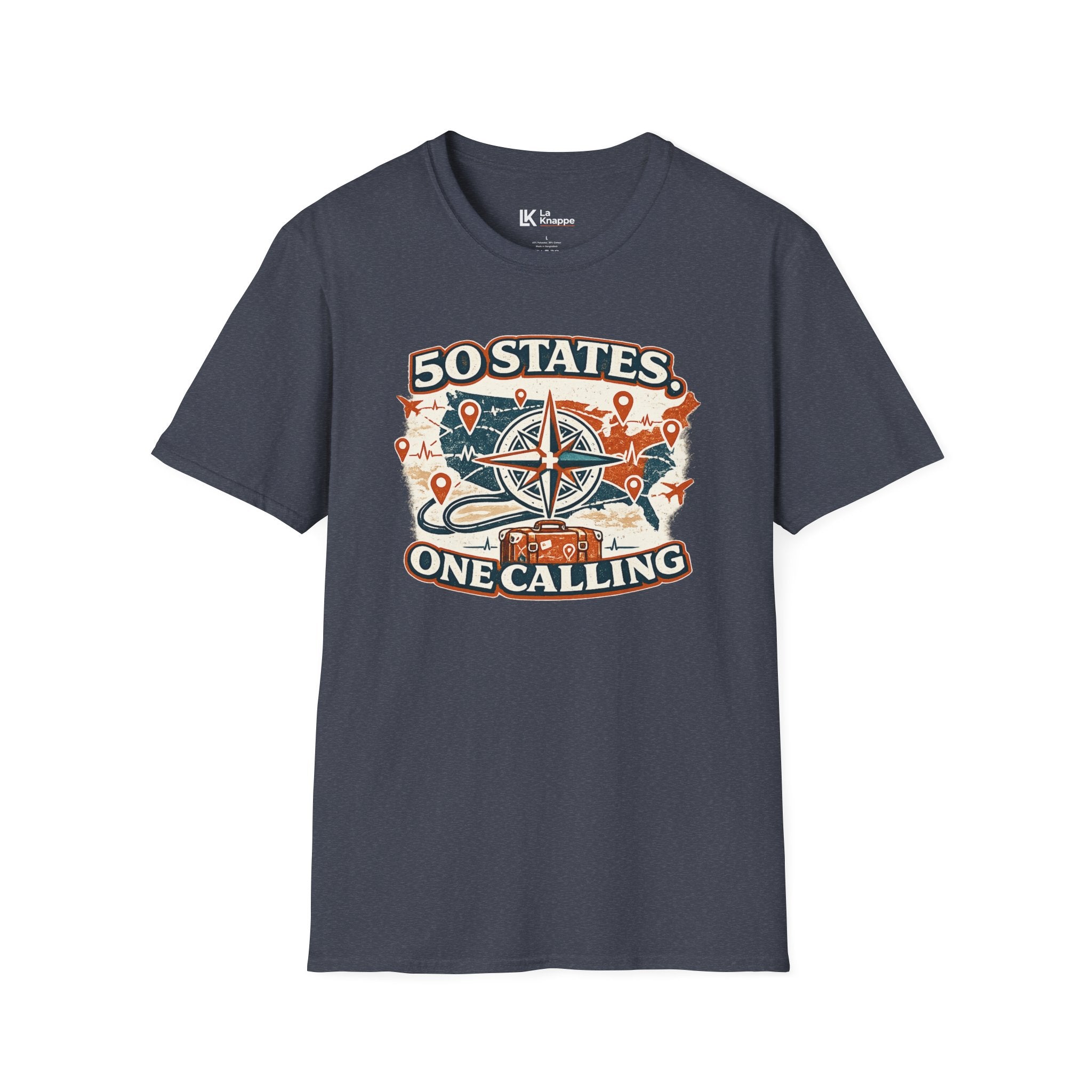 50 States One Calling Travel Nurse Tee