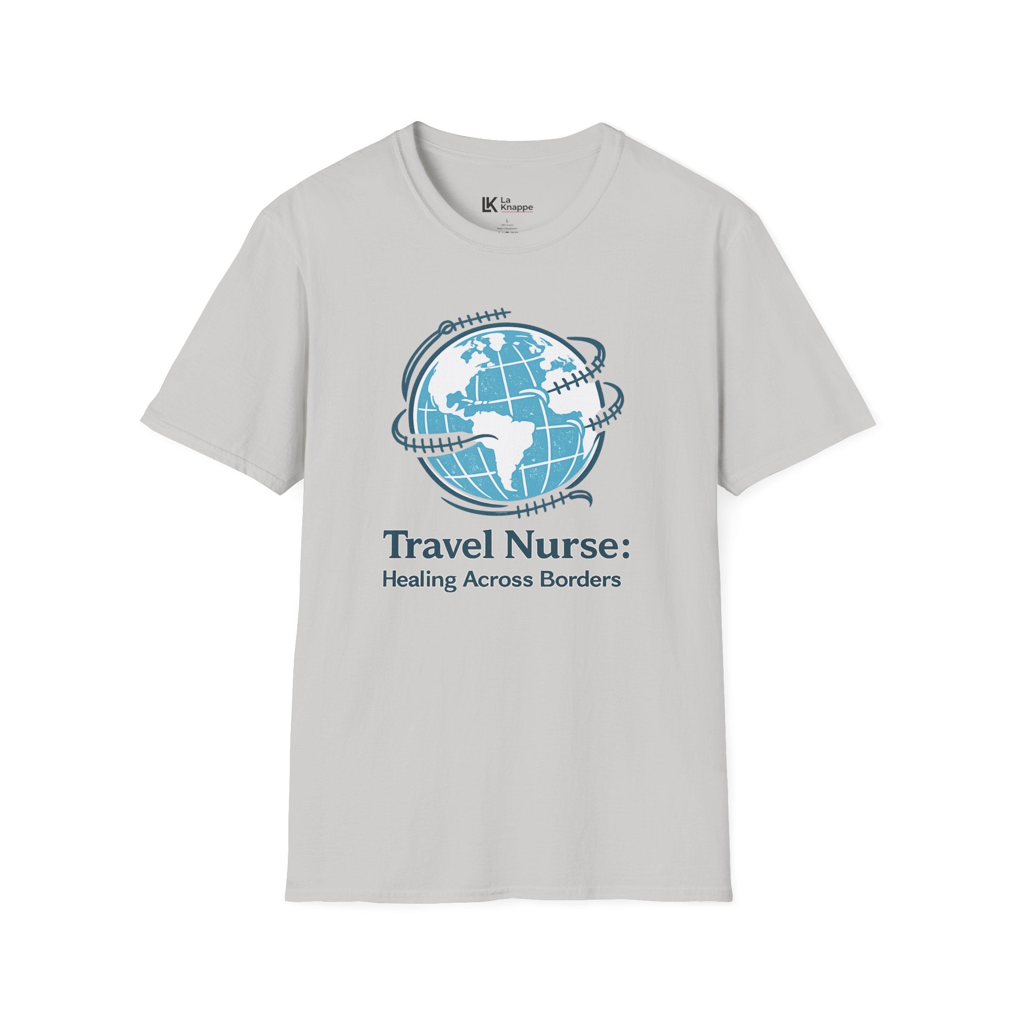 Healing Across Borders Tee for Travel Nurses
