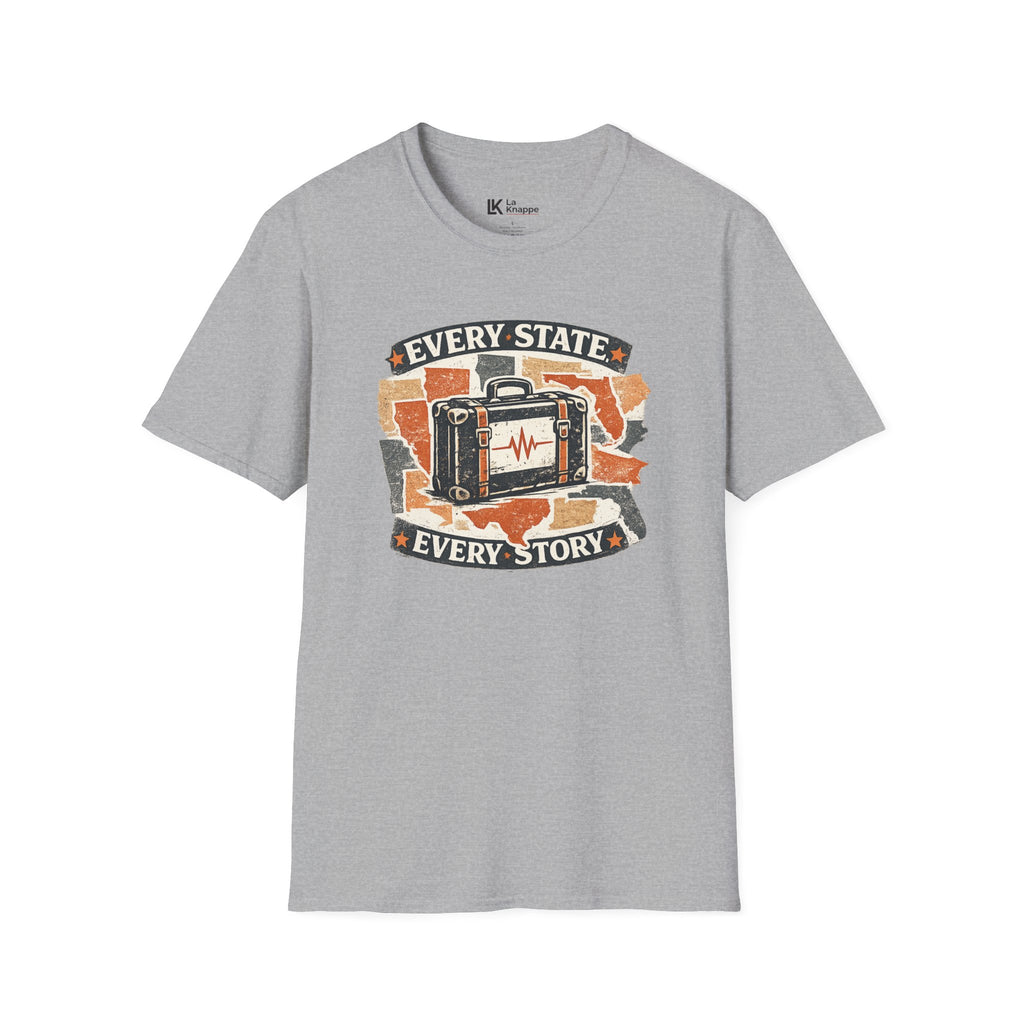 Travel Nurse T-shirt " Every State, Every Story"