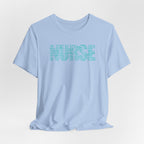 Tourist Cities Nurse Graphic Tee — 'TOUR' Text Map Design NURSE Tee Student Nurse T-shirts Gift for Nurse Travel Nurse