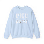 PICU Nurse Crewneck Sweatshirt – Pediatric Intensive Care Unit Nurse Pullover With Cute Panda