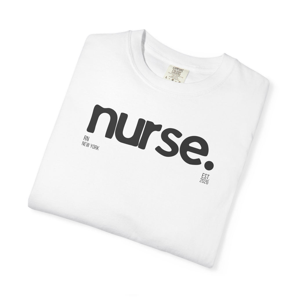 Nurse New York Graphic T‑Shirt — Minimal Medical Pride Tee