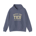 TICU Critical Care Hoodie - Level One Trauma Sweatshirt for Nurses & ICU Staff