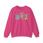 Nurse Easter Sweatshirt — Bunny Ears & Easter Egg Hunt Design