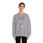 Nurse Graduation Sweatshirt — "Growing Into the Nurse" Floral Anatomical Heart Crewneck Student Nurse