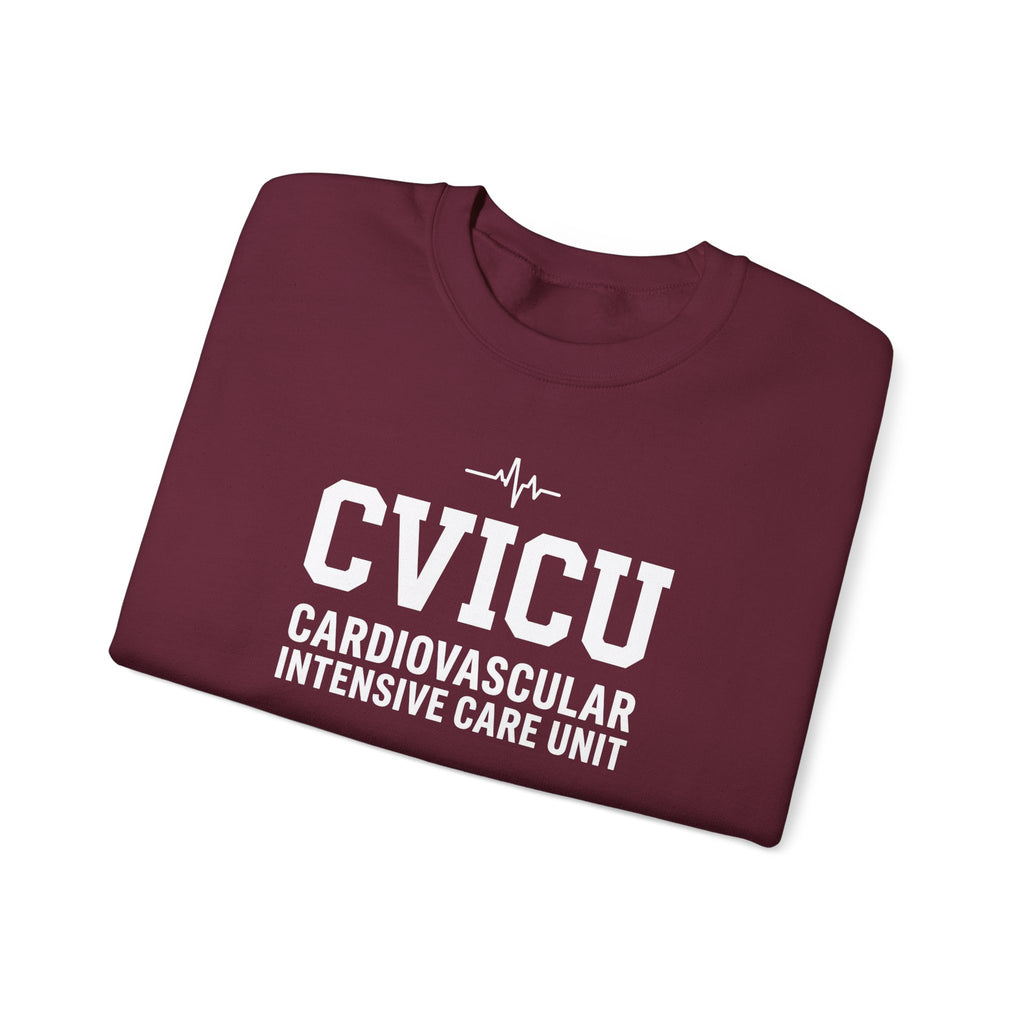 CVICU Crewneck Sweatshirt – Cardiovascular Intensive Care Unit Pullover