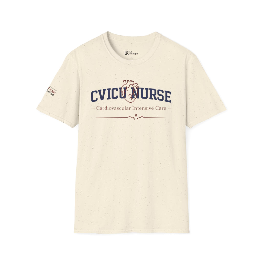 CVICU Nurse T-Shirt  Anatomical Heart Graphic Cardiovascular Intensive Care Nurse Tee
