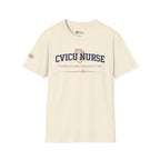 CVICU Nurse T-Shirt  Anatomical Heart Graphic Cardiovascular Intensive Care Nurse Tee