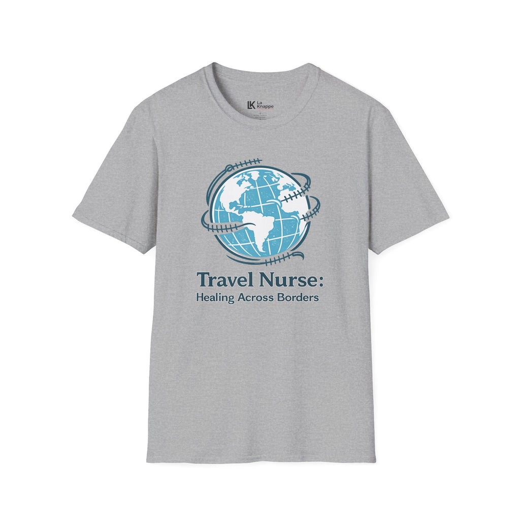 Healing Across Borders Tee for Travel Nurses