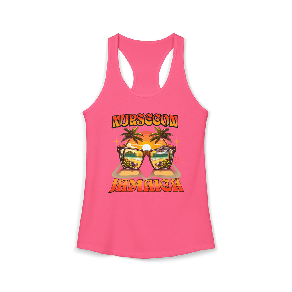 NurseCon Jamaica 2026 Nurse Cruise Trip Women's Ideal Racerback Tank