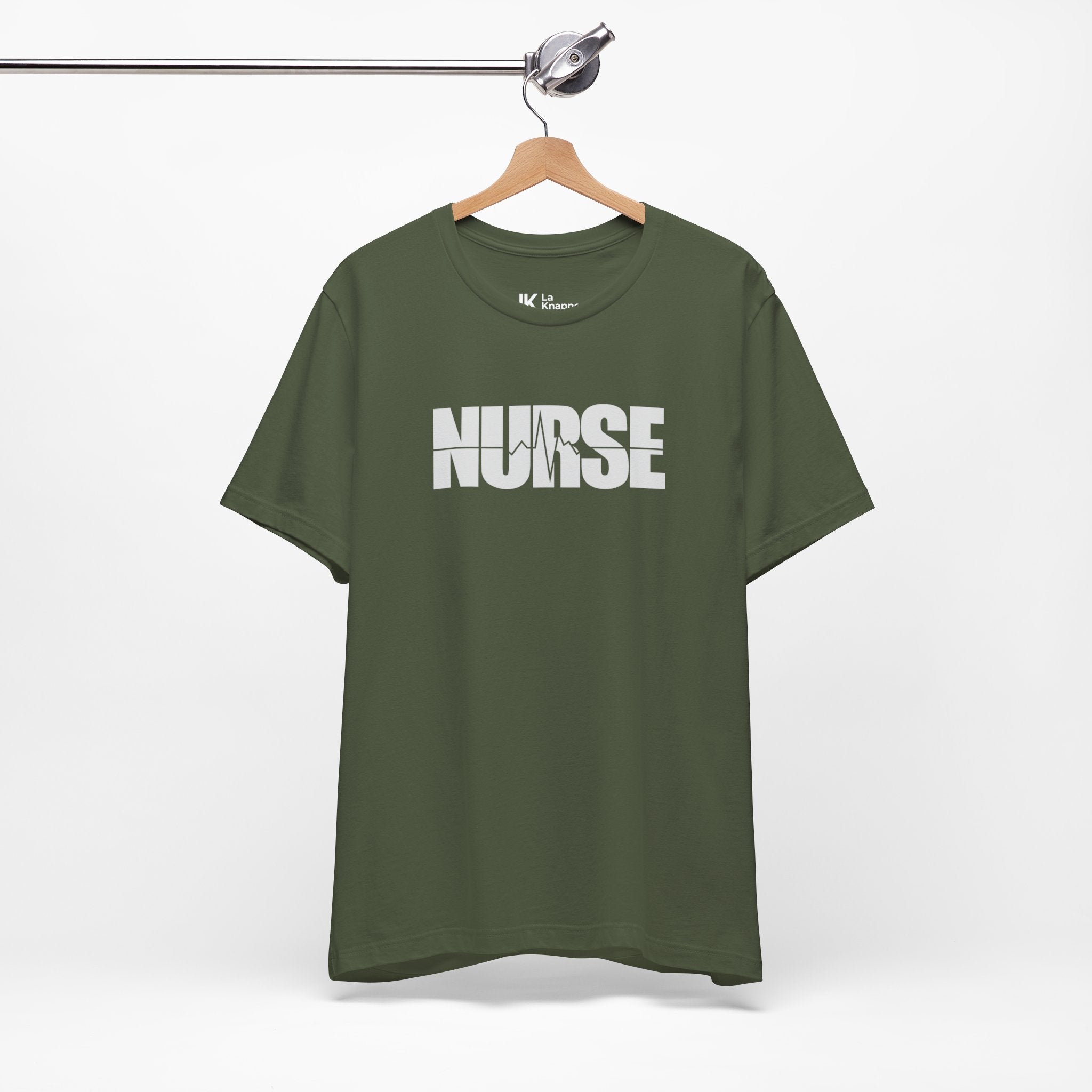 Nurse Graphic Tee — Bold 'NURSE' White Logo Shirt for Healthcare Heroes Nurse Gift Student Nurse