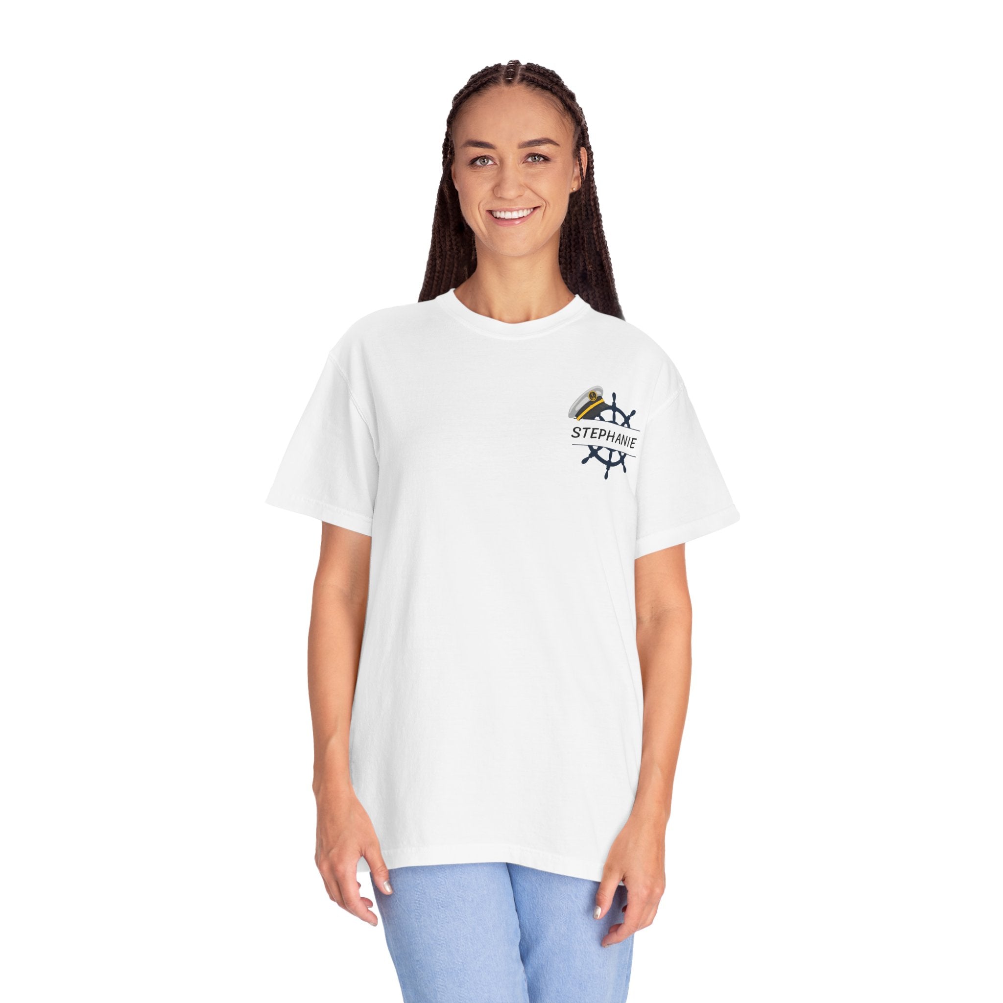 Customize NurseCon At Sea 2026 Cruise Crew T-Shirt — Personalized Name Nurse Nautical Tee