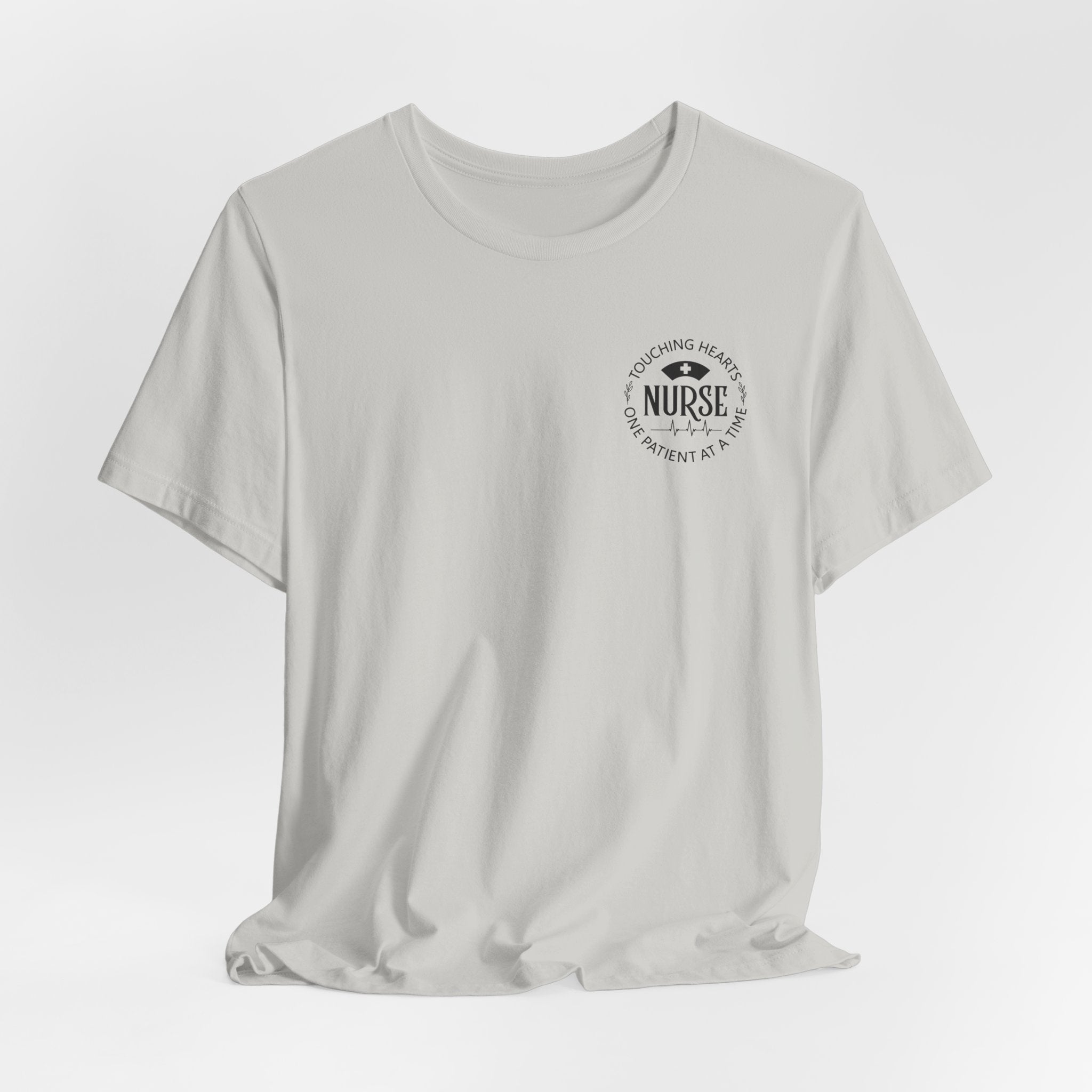 Nurse Heartbeat Logo Tee — 'Proud To Be A Nurse' Short Sleeve Shirt