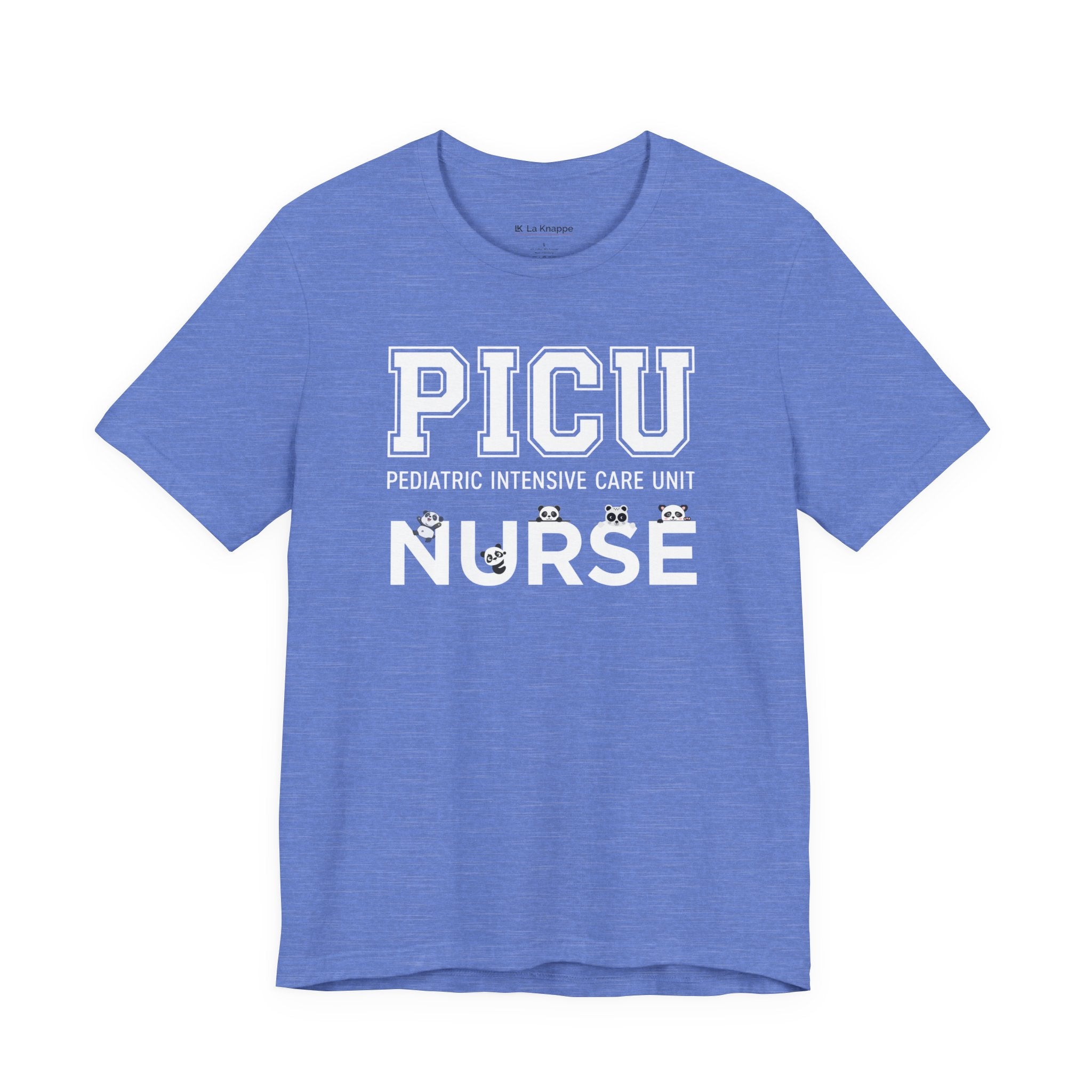 PICU Nurse T‑Shirt — Cute ICU Neonatal Nurse Tee (Baby Paw Icons)
