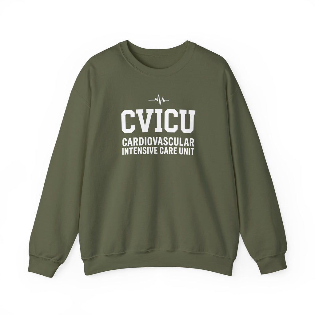 CVICU Crewneck Sweatshirt – Cardiovascular Intensive Care Unit Pullover