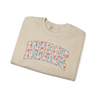 Nurse Floral Crewneck Sweatshirt