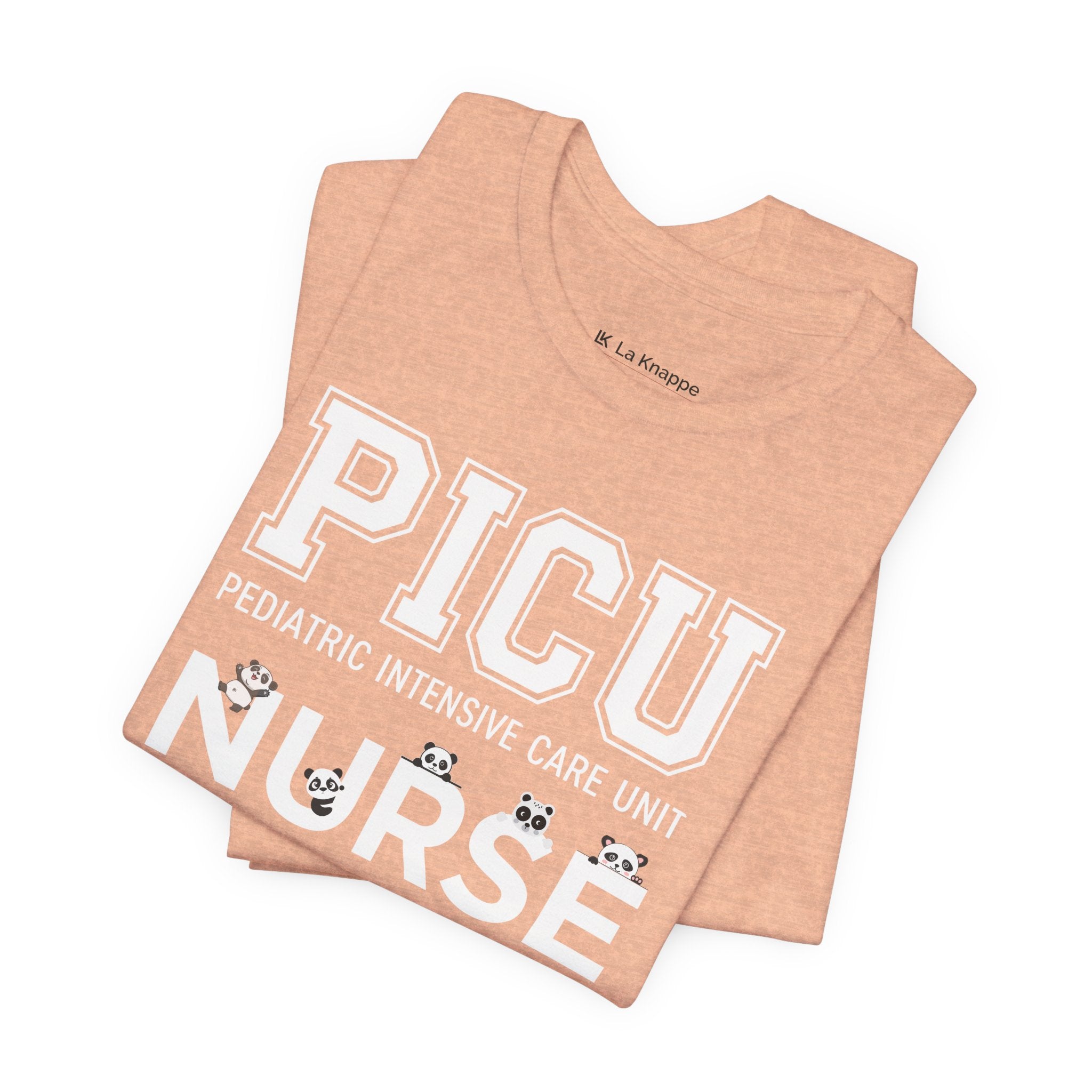 PICU Nurse T‑Shirt — Cute ICU Neonatal Nurse Tee (Baby Paw Icons)