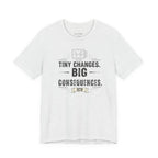 ICU Nurse Tee — "Tiny Changes. Big Consequences." Medical ICU Shirt