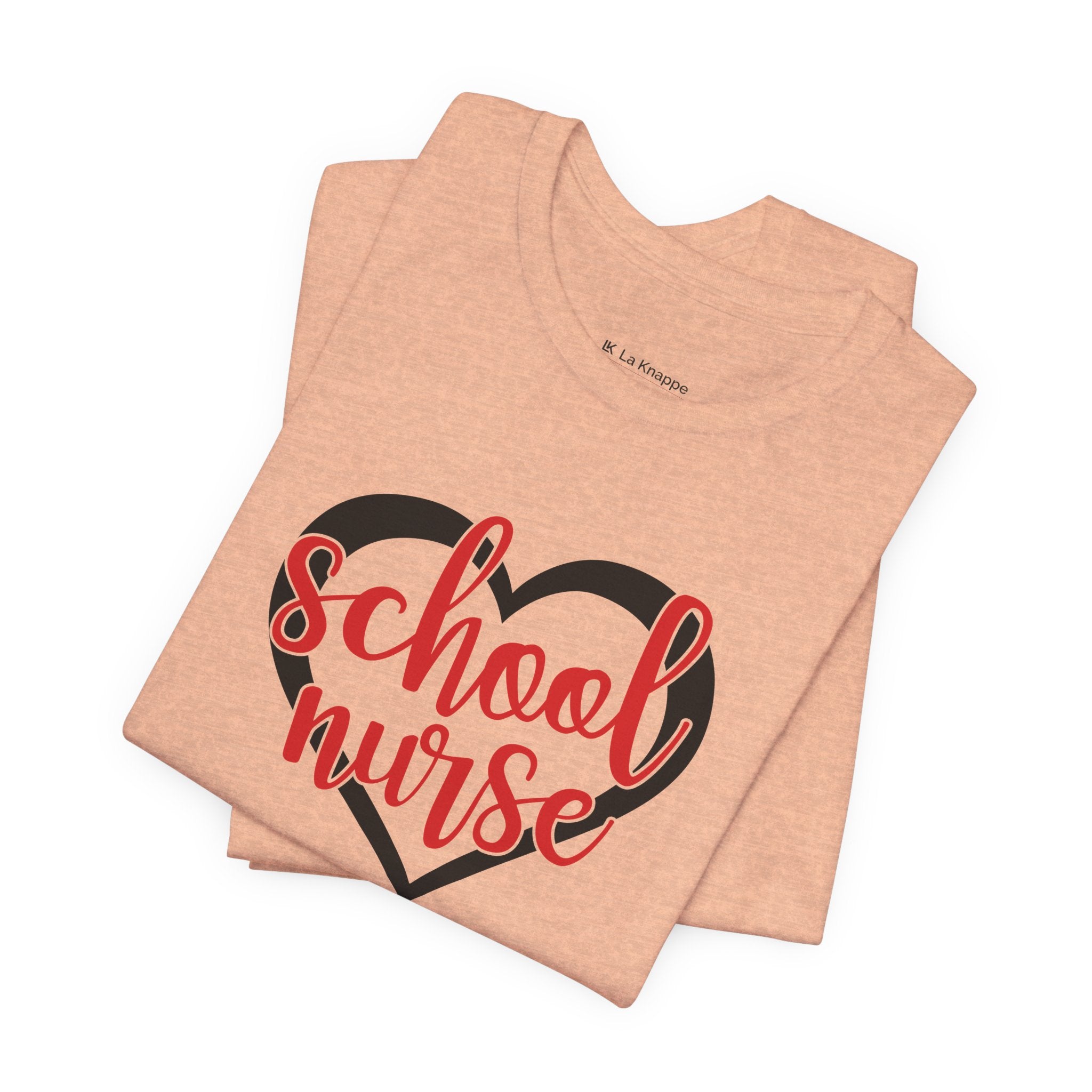 School Nurse Heart T-Shirt — Cute Teacher/Healthcare Appreciation Tee