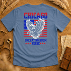 OR NURSE USA EAGLE GRAPHIC T-SHIRT